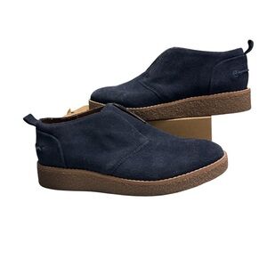 Franco Sarto Cliff Women's Platform Shoes Sz 8.5 M Navy Suede Chic Boho Loafer